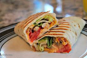 vegetarian wrap